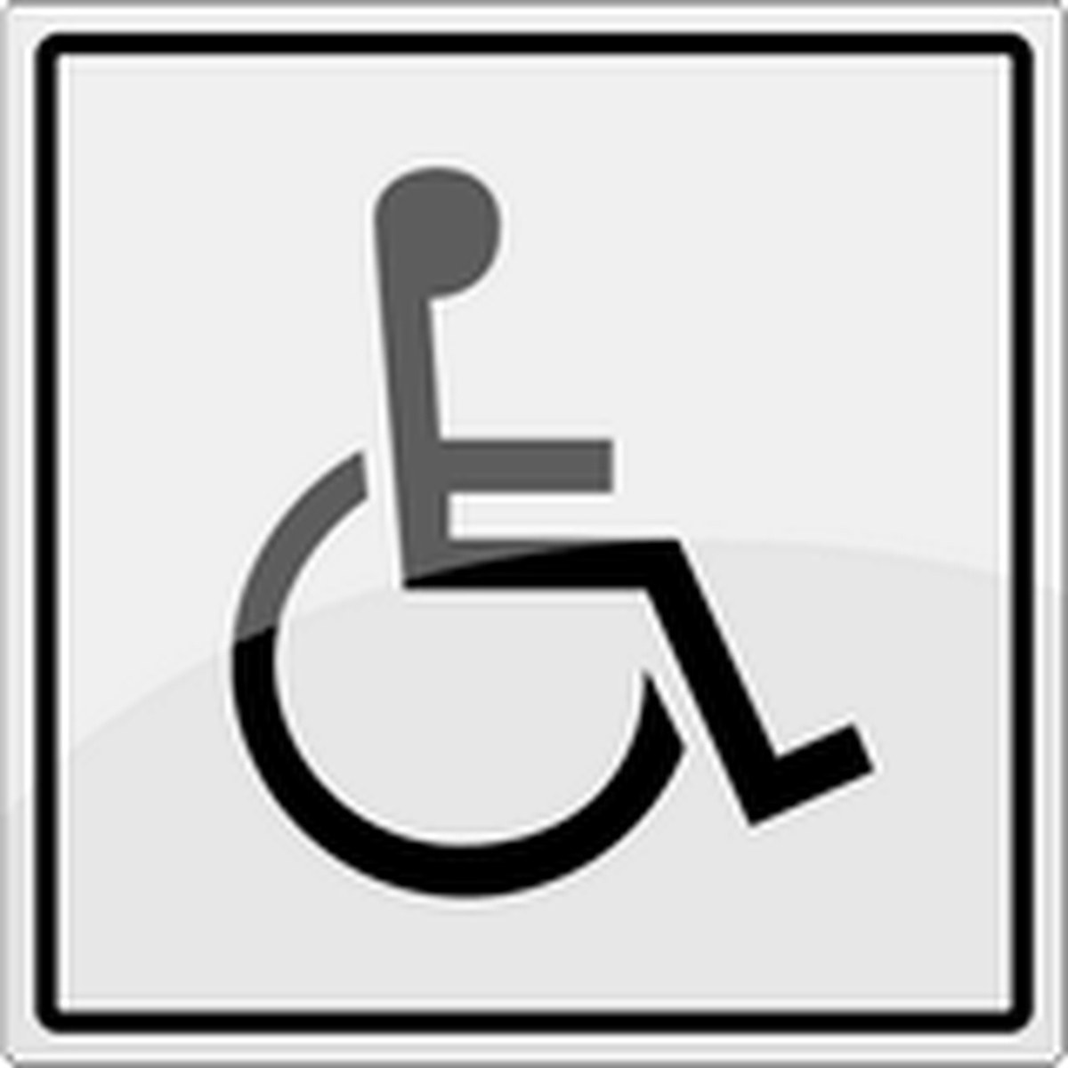 Handicap skilt | Rustfrit stål skilt