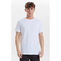 Blød og slidstærk hvid T-shirt til arbejde og fritid