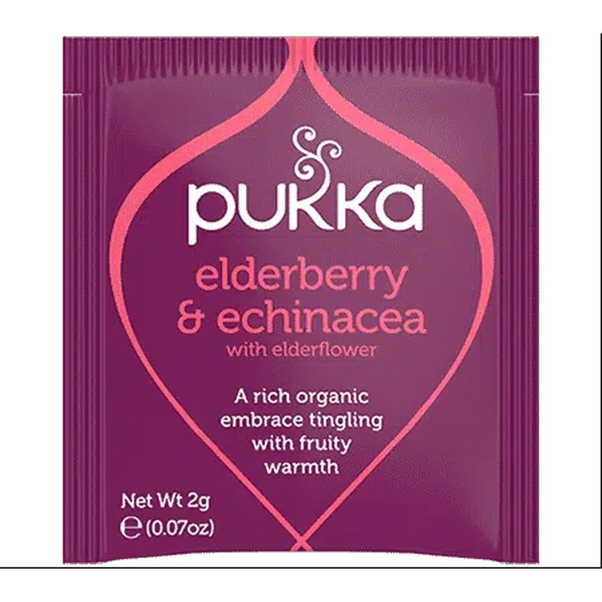 Pukka Elderberry & Echinacea tebrev med hyldeblomst