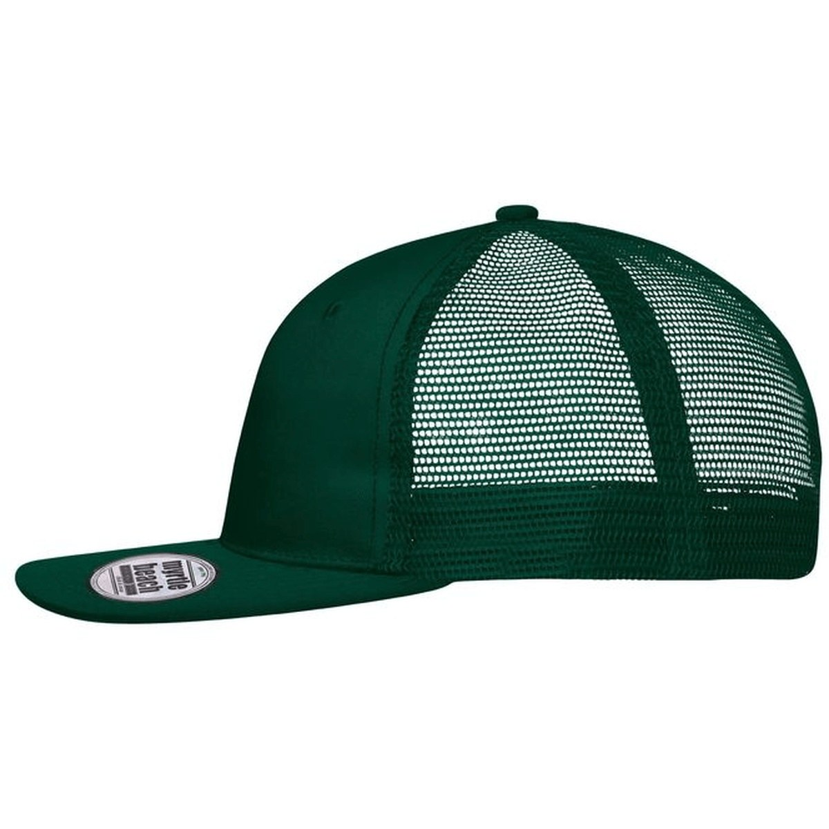 6 panelers Cap, Grøn, One-size