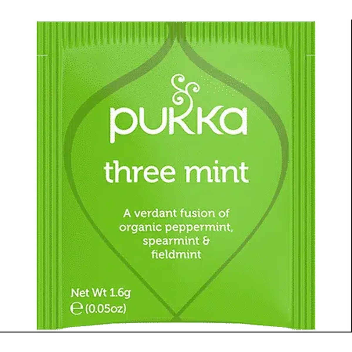 Pukka Three Mint organisk tebrev med pebermynte, spearmint og fieldmint