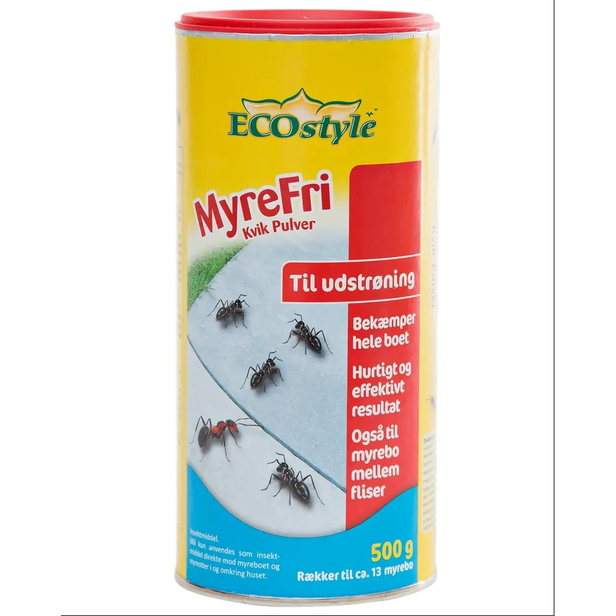 Ecostyle myrepulver 500 g. udstrøning