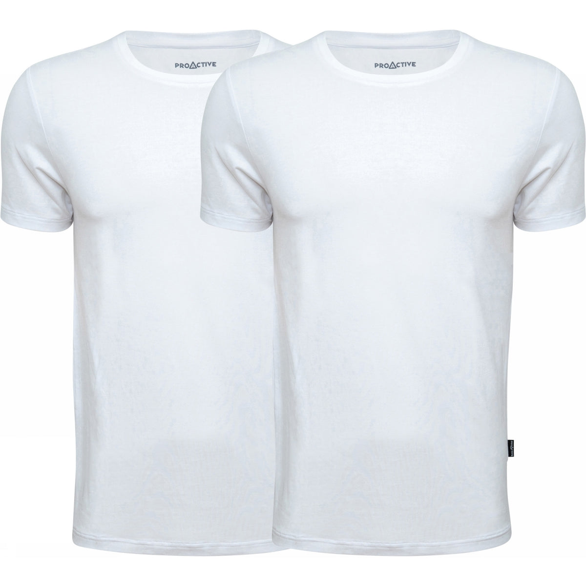 ProActive Bambus T-shirt 2-pak – Hvid