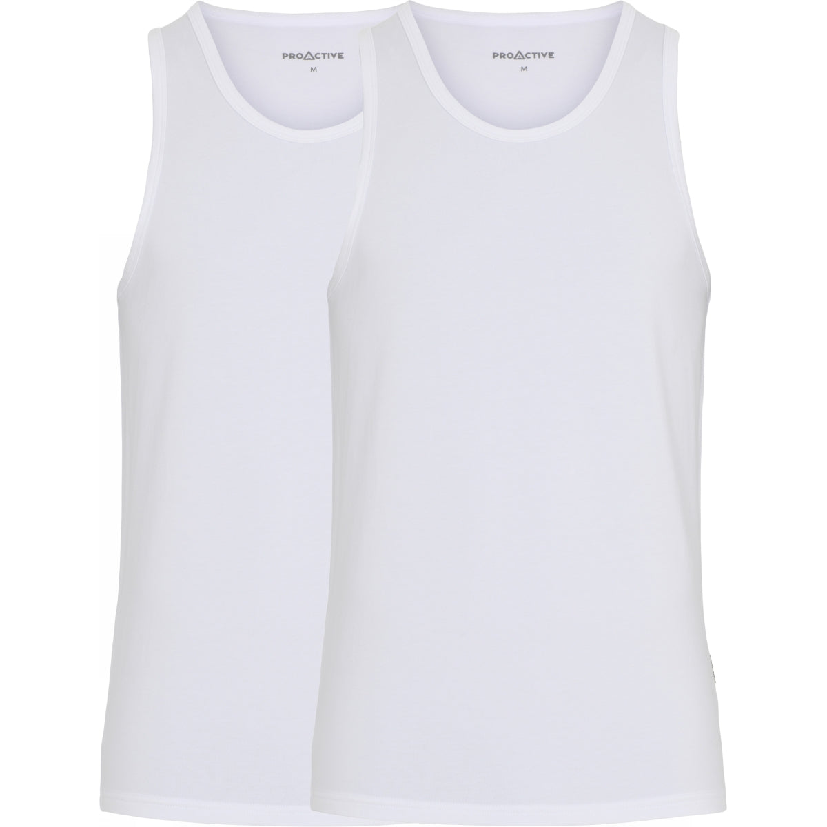 ProActive Bambus Singlet 2-pak – Hvid