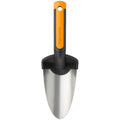 Premium Fiskars planteske, stål, bred