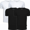 Bambus t-shirt 2-pack i hvid og sort farve for den bedste komfort.