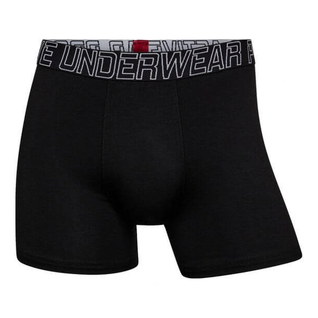 Sorte bambus boxershorts i 3-pak med hvid elastikkant