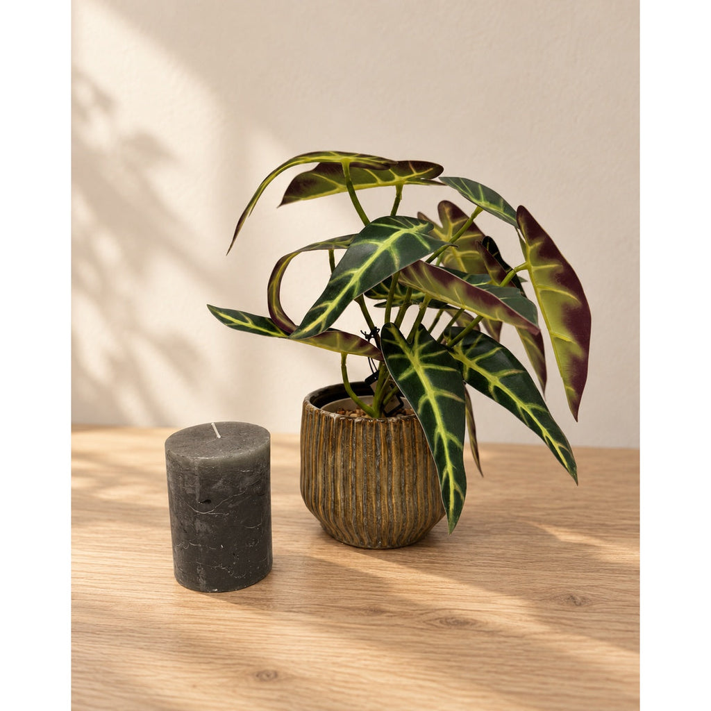 Kunstig Alocasia – miljøbillede
