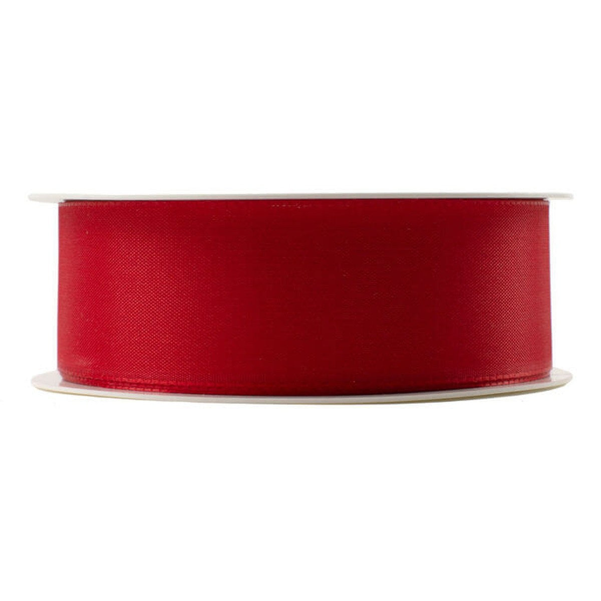 Rødt silkebånd | 40 mm. | 50 mtr.