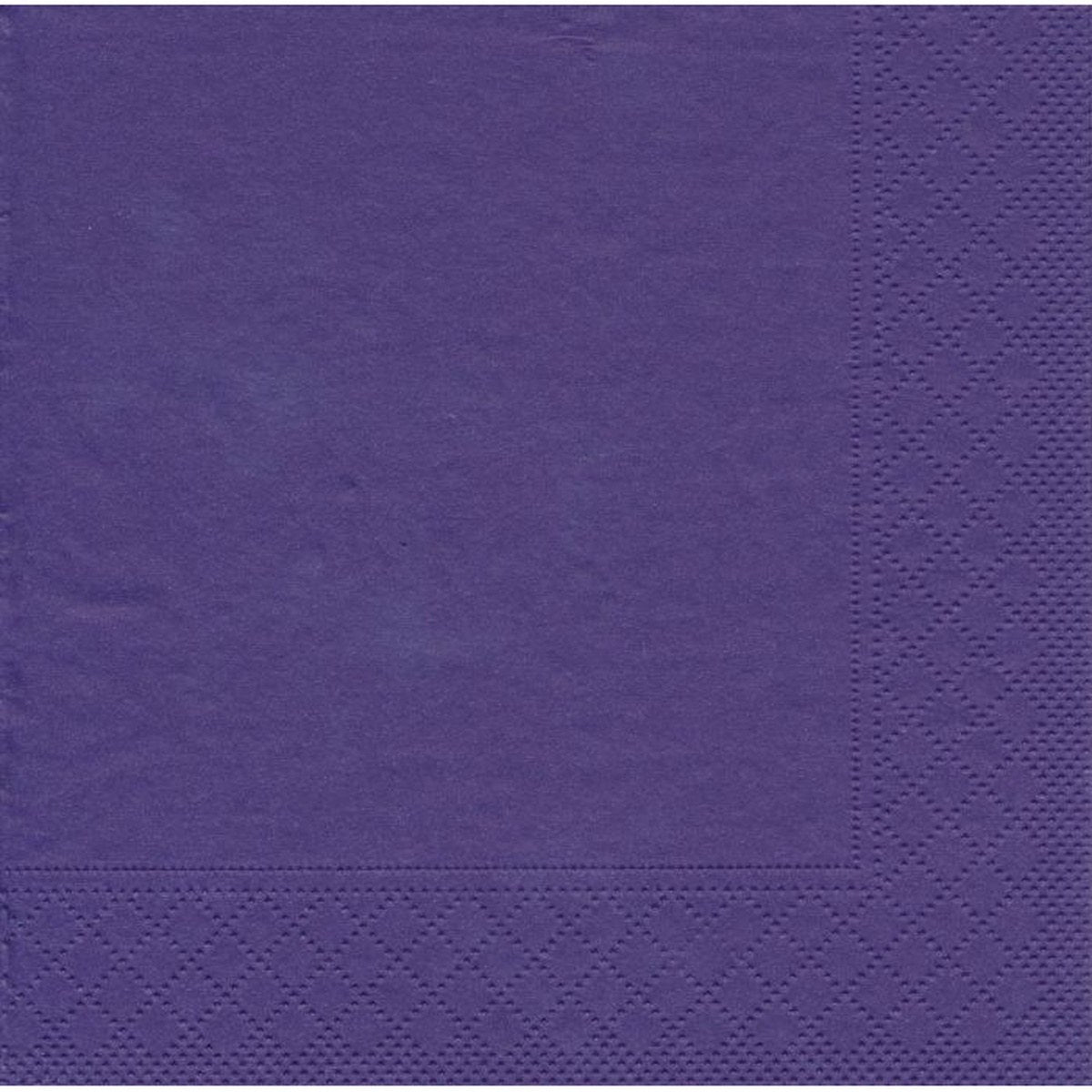 Ensfarvet frokost serviet | 17 x 17 cm. | Flere farver