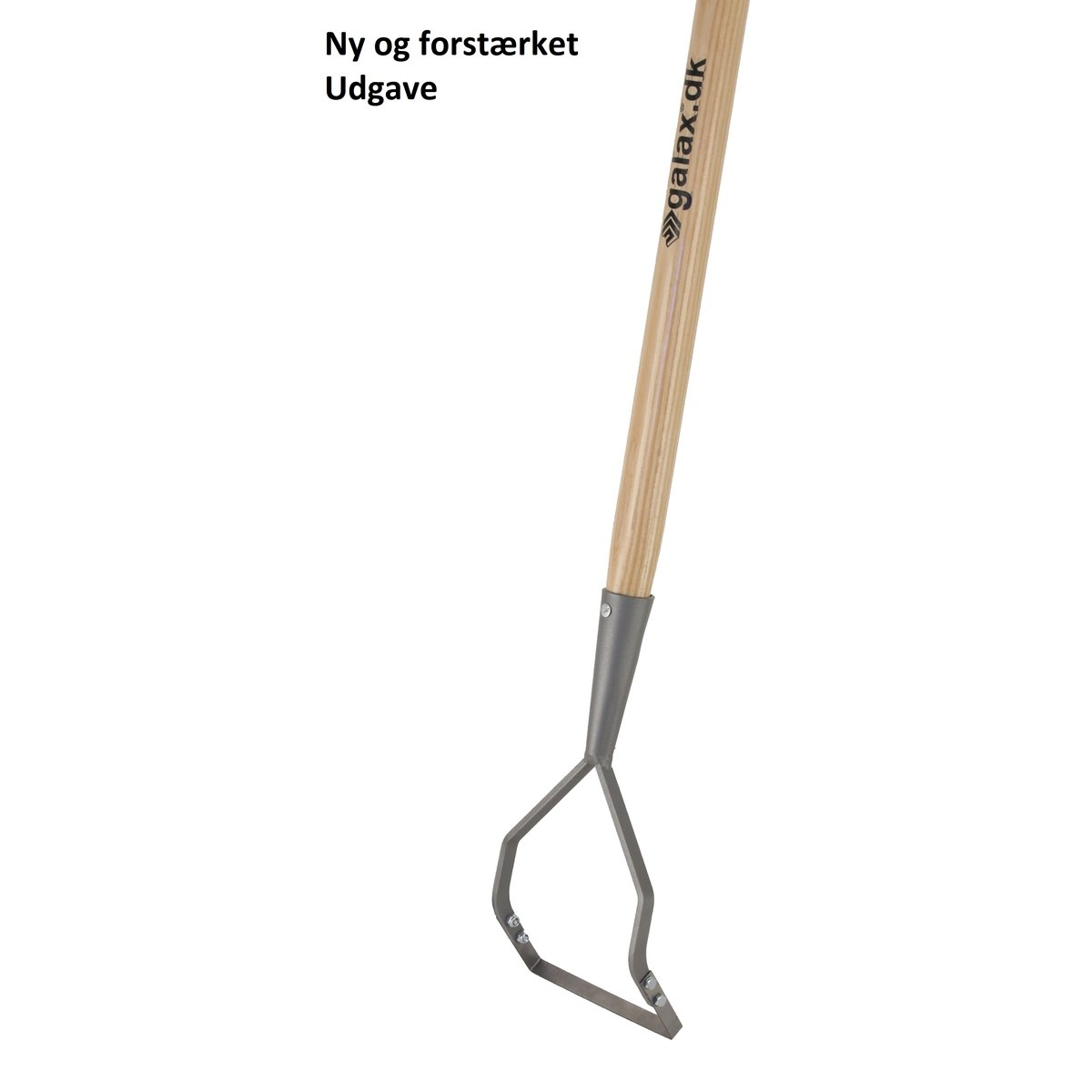 Skuffejern 10 cm skarpe hjørner med træskaft, ny forstærket udgave