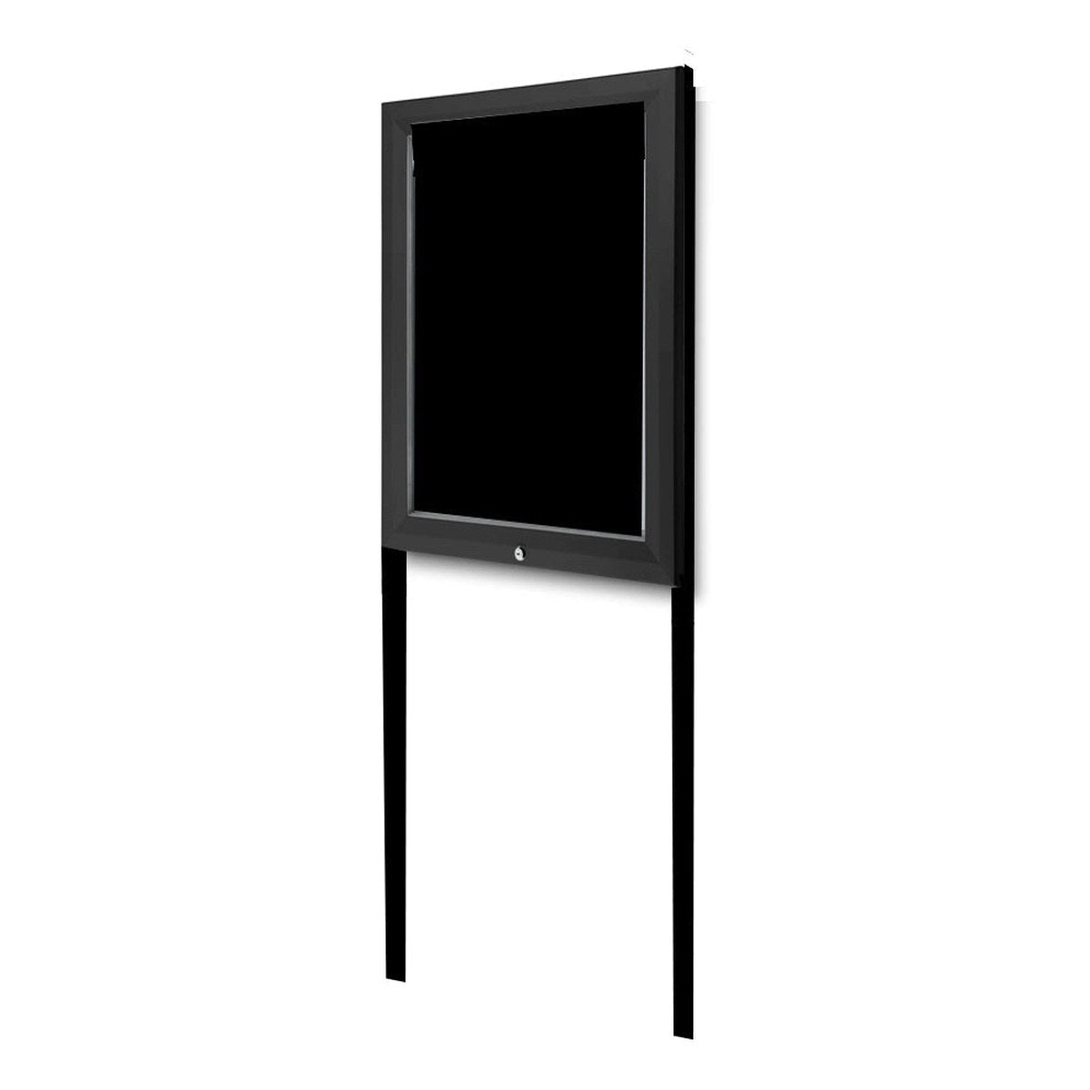 sort kirketavle 81x107 cm med ben
